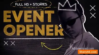 Event Opener Openers template preview