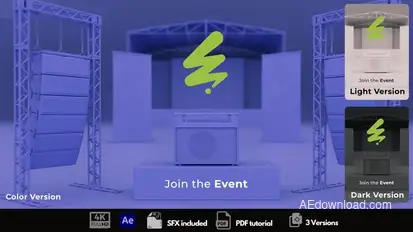 Event Opener Openers template preview