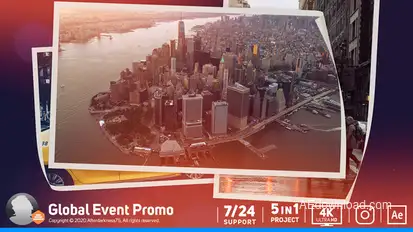 Global Event Promo Openers template preview