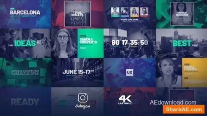 Business Event Promo Openers template preview