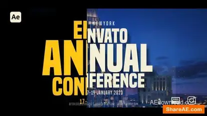 Event Promo - Annual Conference Openers template preview