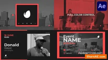 Event Promo for After Effects Openers template preview