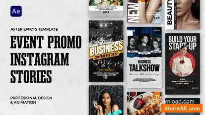 Event Promo Instagram Stories Reels - Social Media Openers template preview