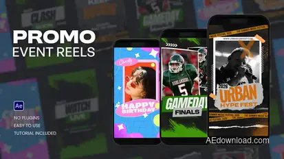 Event Promo Reels Product Promo template preview