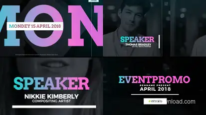 Event Promo V2 Openers template preview