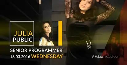 Event Promotion Video Displays template preview