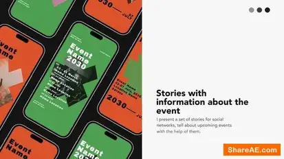 Event Stories | AE Openers template preview