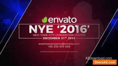 Videohive Event Teaser Video Displays template preview