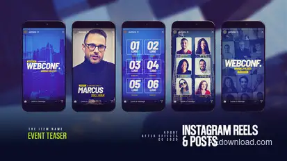 Event Teaser Instagram Reels Product Promo template preview