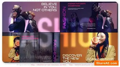 Exciting Collection - Fashion Slideshow Openers template preview