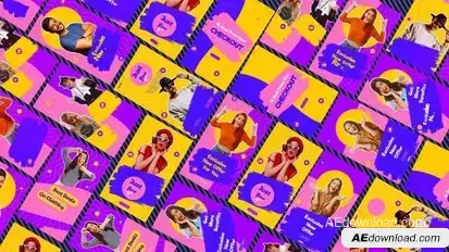 Videohive Exclusive Offer Funky Instagram Story Elements template preview