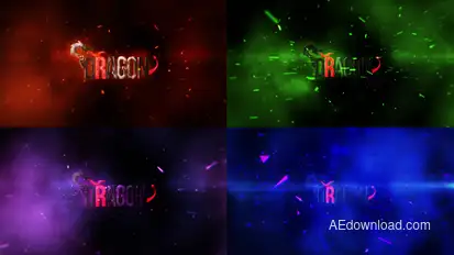 Exploding Logo Reveal Intro Logo Stings template preview
