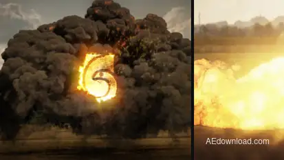 Explosion Logo Logo Stings template preview