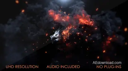 Explosion Logo Intro Logo Stings template preview