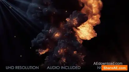 Explosion Logo Intro Logo Stings template preview