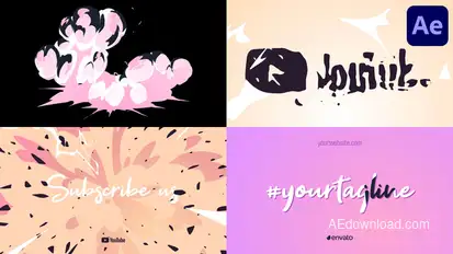 Explosion Logo Opener for After Effects Logo Stings template preview