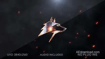 Explosion Logo Reveal Logo Stings template preview