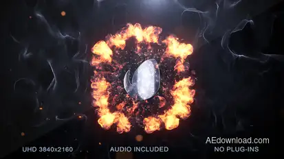 Explosion Logo Reveal v2 Logo Stings template preview