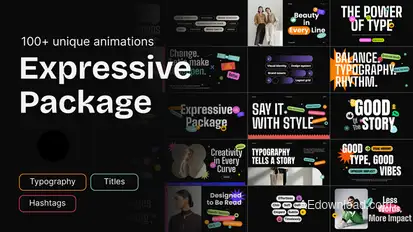 Expressive Pack broadcast-packages template preview