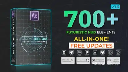 Extreme HUD Pack Elements template preview