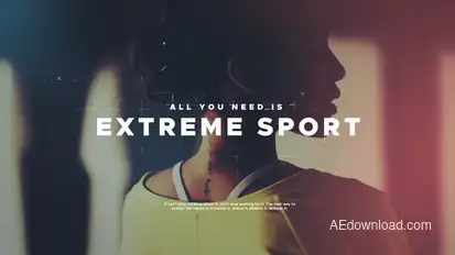Extreme Sport Promo Openers template preview