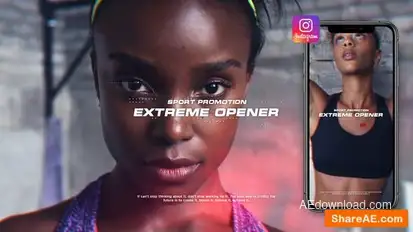 Extreme Sport Promo Openers template preview