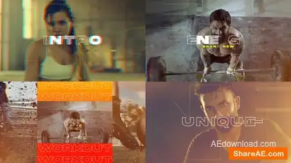 Extreme Sports Intro Openers template preview