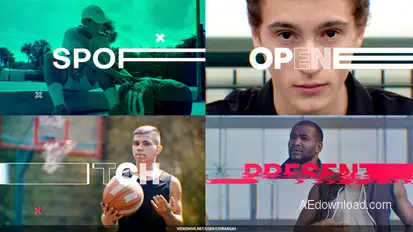 Extreme Sports Opener broadcast-packages template preview