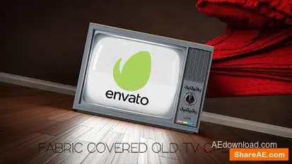 Fabric Covered Old TV Opener Openers template preview