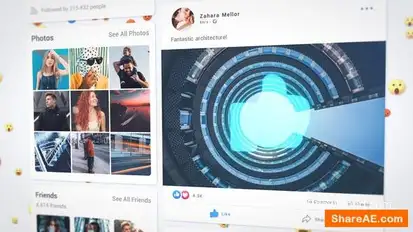 Facebook Intro Openers template preview