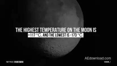 Facts Titles  | After Effects Titles template preview