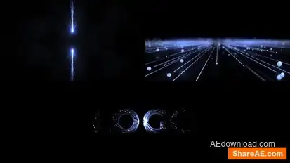 Falling Star Logo Reveal Logo Stings template preview