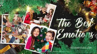 Family New Year Slideshow Openers template preview