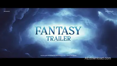 Fantasy Cinematic Titles Trailer Titles template preview