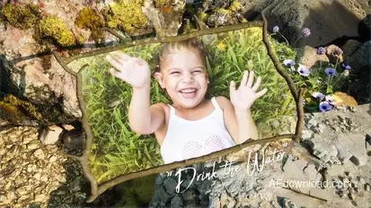 Fantasy Nature Video Displays template preview