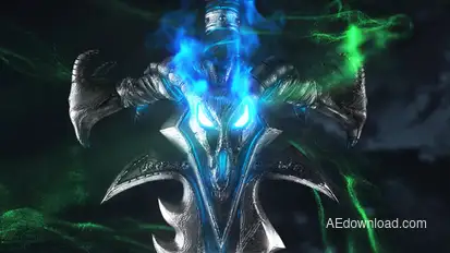 Fantasy Sword Logo Reveal Logo Stings template preview