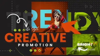 Fashion And Lifestyle Creative Promo broadcast-packages template preview