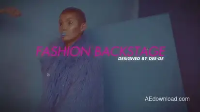 Fashion Backstage broadcast-packages template preview