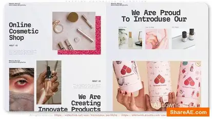Fashion Cosmetics Promotion Openers template preview