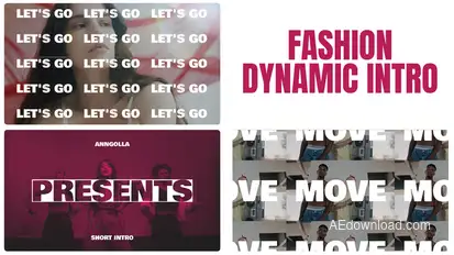 Fashion Dynamic  Intro Openers template preview