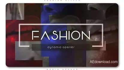 Fashion Dynamic Media Opener Video Displays template preview
