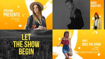 Fashion Event Broadcast Openers template preview