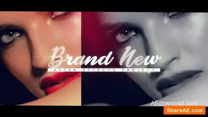 Fashion Glitch Opener Openers template preview