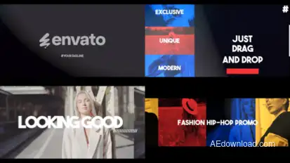 Fashion Hip Hop Promo for After Effects Product Promo template preview