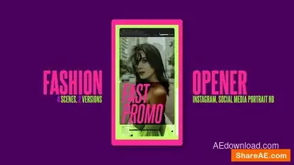 Fashion Instagram Opener Openers template preview