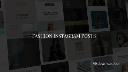 Fashion Instagram Posts Product Promo template preview