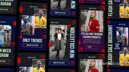 Fashion Instagram Reel broadcast-packages template preview