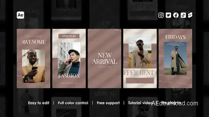 Fashion Instagram Reels Product Promo template preview