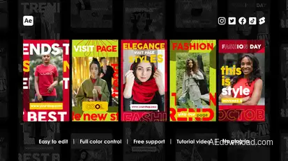 Fashion Instagram Stories Product Promo template preview