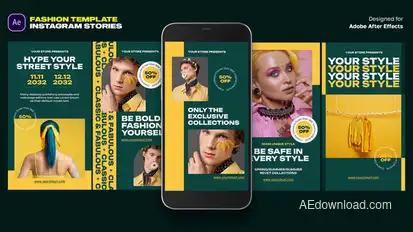 Fashion Instagram Stories Product Promo template preview